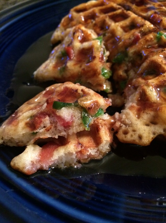 Jalapeno Bacon Waffles